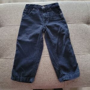 Kids Navy Blue Corduroy Pants Size 3T